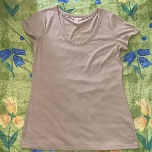 Gorgeous Top with Gold Appliqué